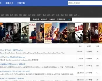 仿《片源网》源码，BT电影资源，92game源码 帝国内核+采集