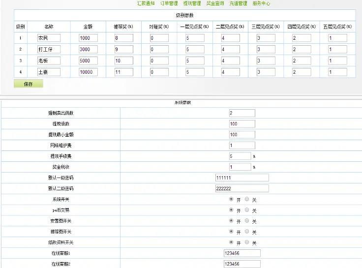 三进三出，股权拆分，三盘分盘循环拆分盘系统源码，全新改版