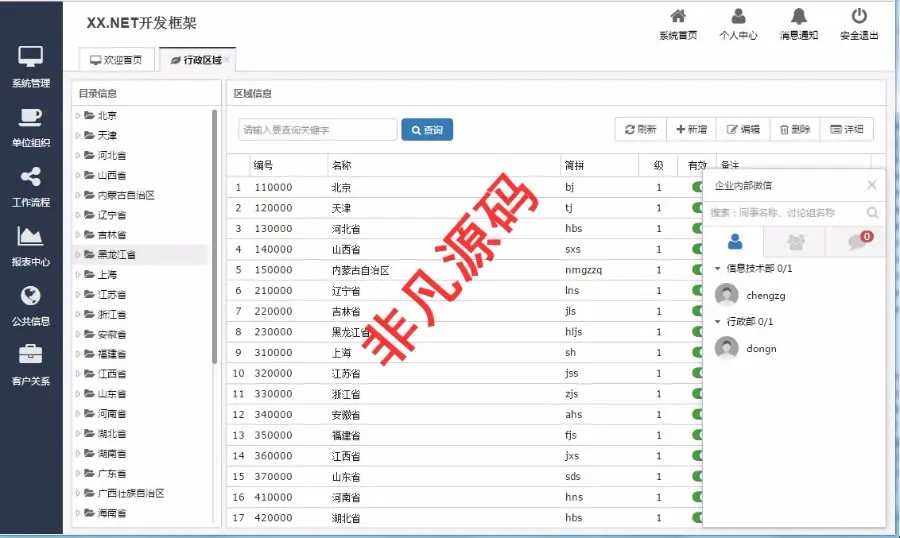 企业级开发框架（第六代）专业版源码 MVC+EF 开发框架源码