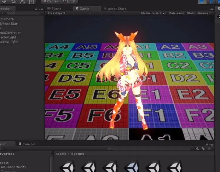 unity3D/iOS/android/AR/美少女跳舞源码 