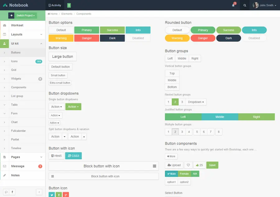 bootstrapHTML后台响应式管理CMS系统源码后台登陆框架UI模板 