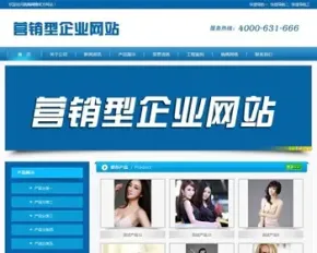 原创营销型企业网站 全站可生成静态