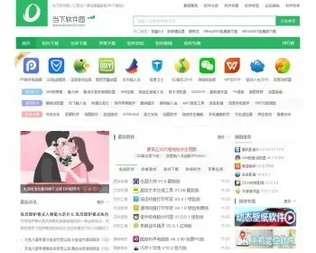 仿《当下软件园》网站源码 软件下载站模版 软件下载站高档源码