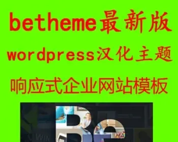 wordpress主题模板响应式企业网站中文汉化版betheme源码V11.8