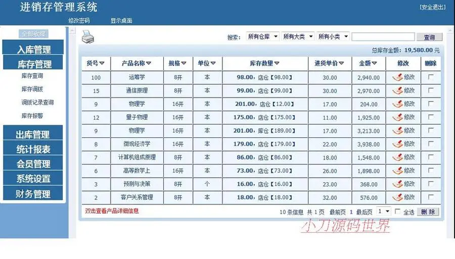 图书销售企业书店进销存在线管理系统ASP网站源码XYM530 ASP+ACC