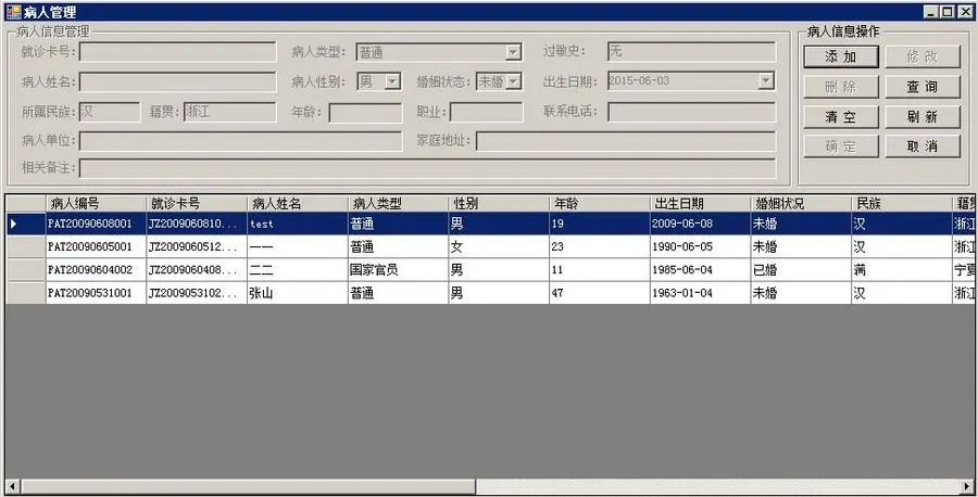 医院门诊管理系统源码（.NET+WinForm+Vs2010+Sql2005） 