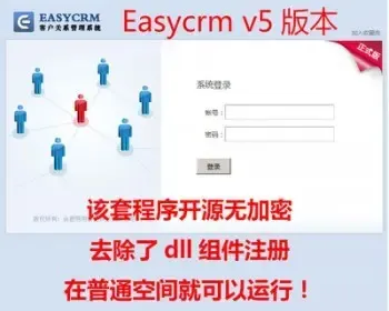 2015EasyCRM V5CRM客户管理系统办公OA系统源码无加密开源版