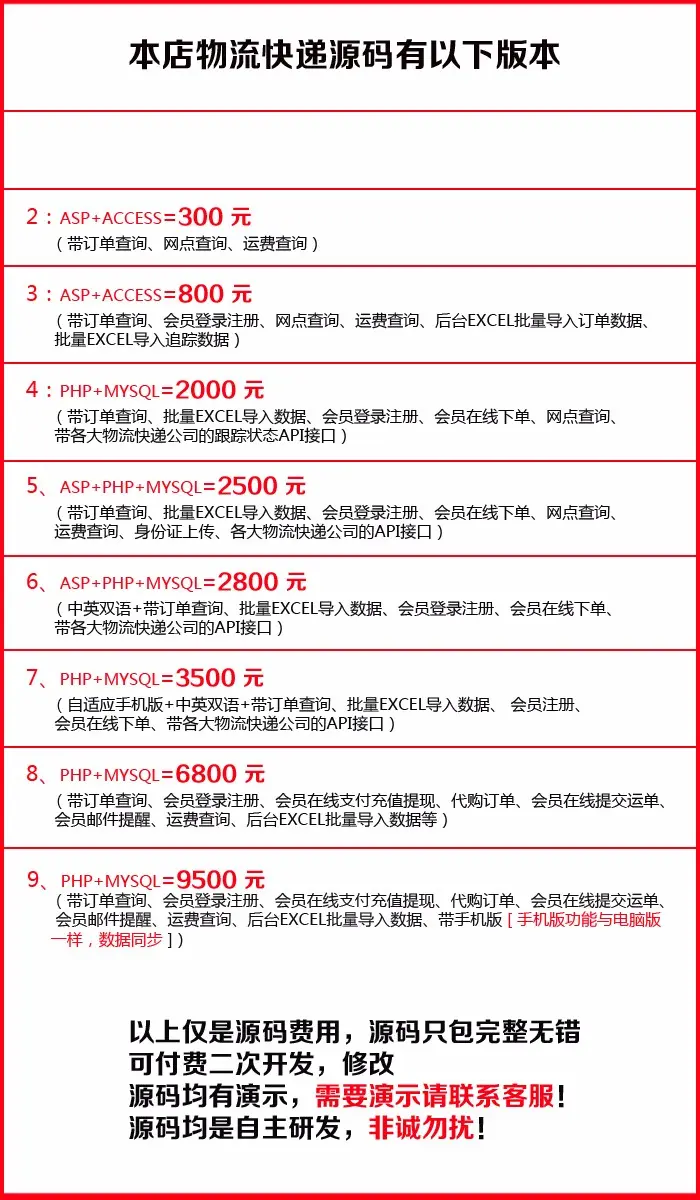 asp国际物流网站源码 国际快递源码 支持订单查询 在线下单 运费查询 网点查询