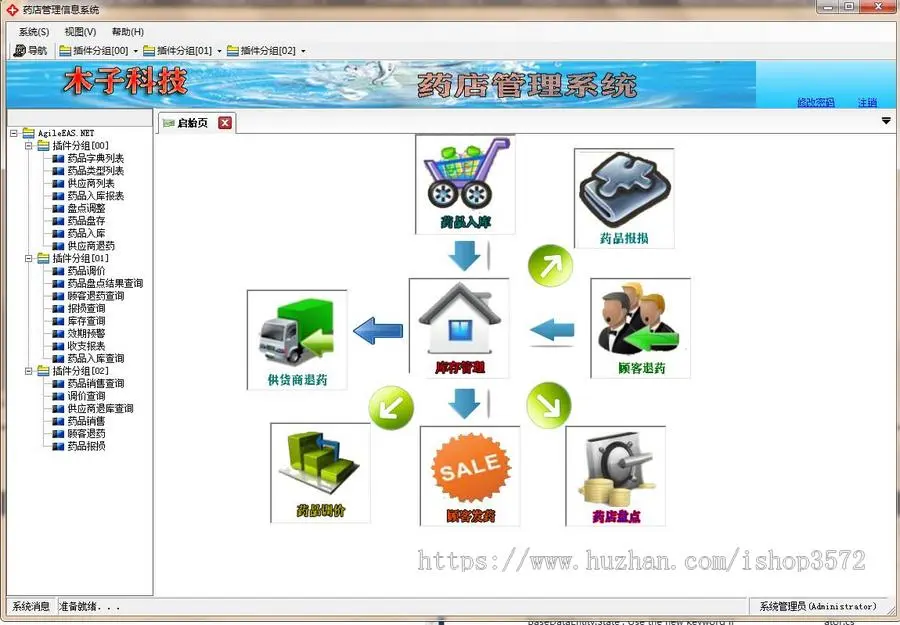 C#药店管理系统源码 药店进销存源码 C#框架 分布式系统源码