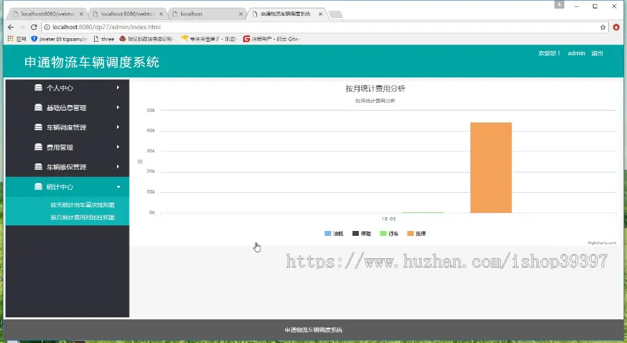 【毕设】jsp1934申通物流车辆调度系统springmvc毕业设计