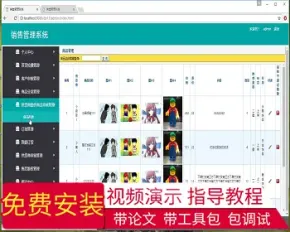 【毕设】jsp1832销售管理系统springmvc毕业设计