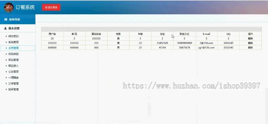 【毕设】jsp549网上订餐系统ssh毕业设计