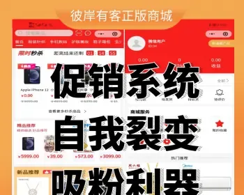 彼岸有客php购物商城源码网上商城系统B2B2C电商系统分销系统源码