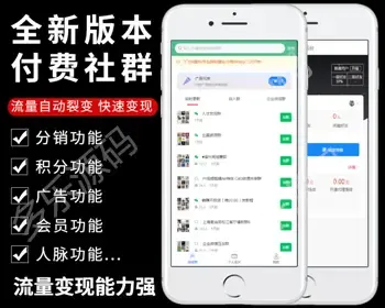 （长期更新）全新付费社群源码微信群付费裂变VIP分销推广微群裂变引流广告代发程序