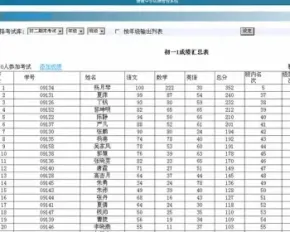 ASP学校成绩查询源码程序系统 成绩统计 EXCEL导入导出 改版2