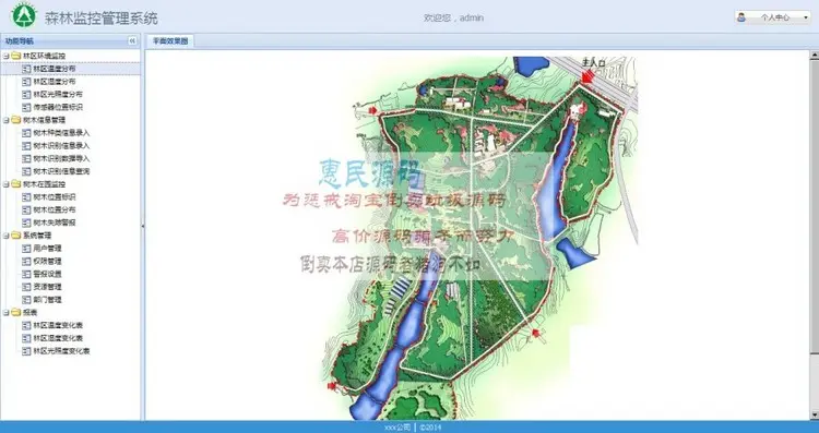 SpringMVC EXTJS 森林监控管理系统 系统框架 工作项目源码 