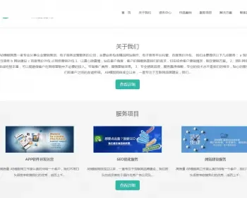 html5响应式自适应网络设计公司网站织梦模板带手机版