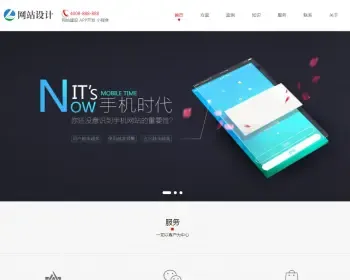 响应式网站建设软件开发小程序开发类网站织梦模板 HTML5建站公司带手机版