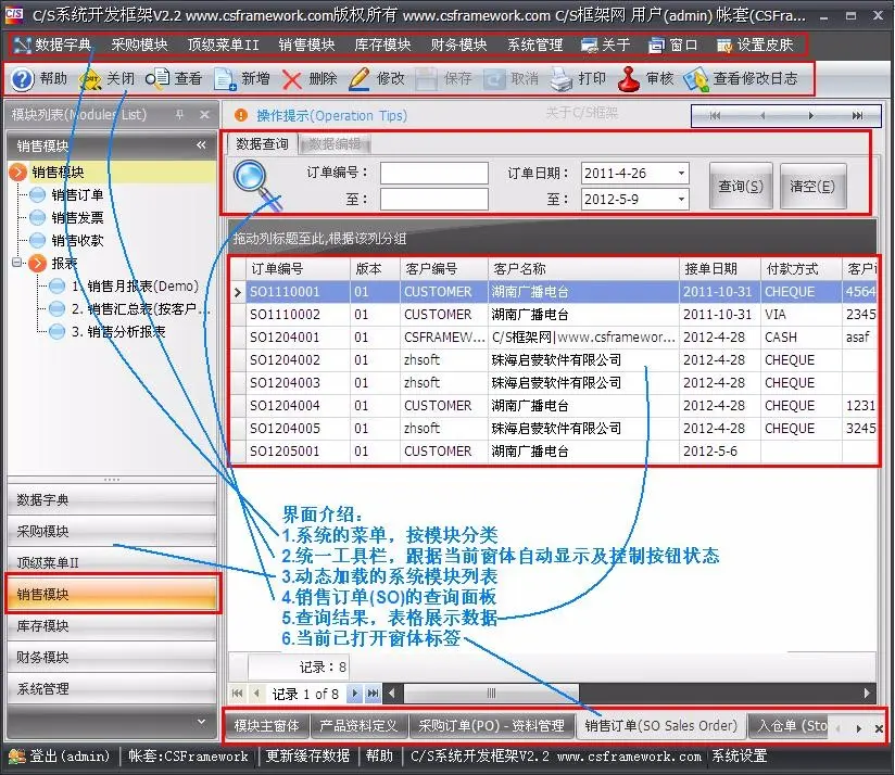 C#快速开发框架源码（CS版）