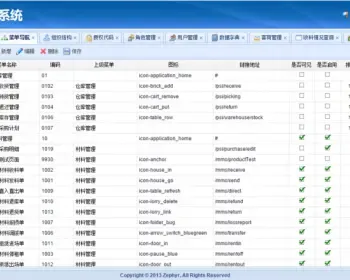 asp.net C# Web mvc4 EasyUI 权限管理系统源码