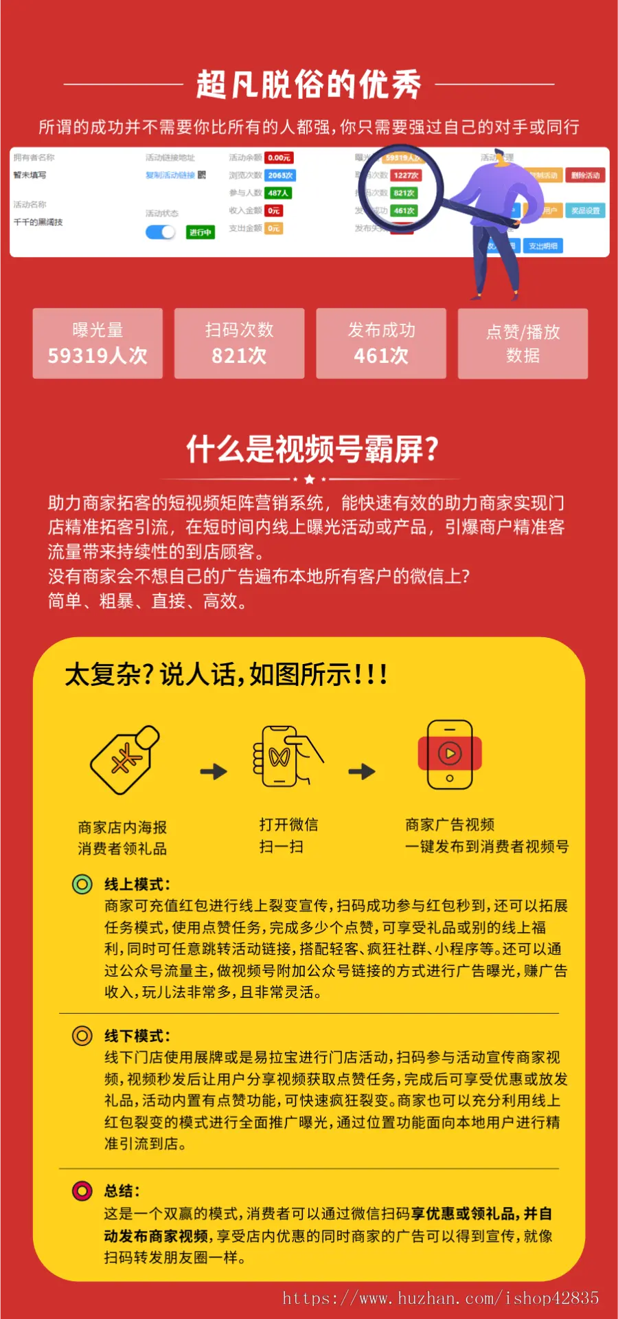 视频号霸屏（简单、粗暴、直接、高效，已有客户启动了2000+场活动）