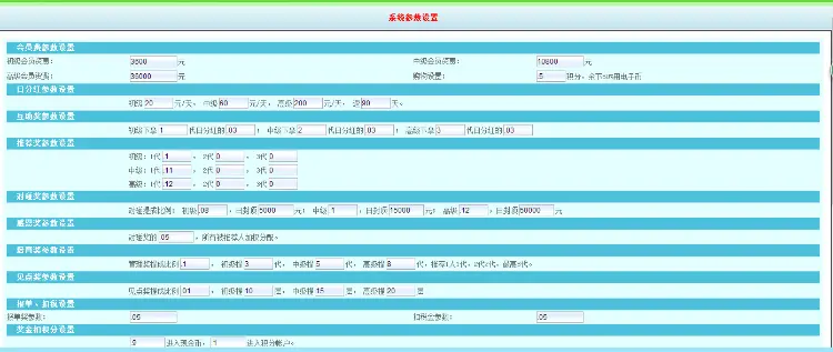 双规直销/静态分红/推荐奖/见点奖/报单奖/对碰奖/商务中心