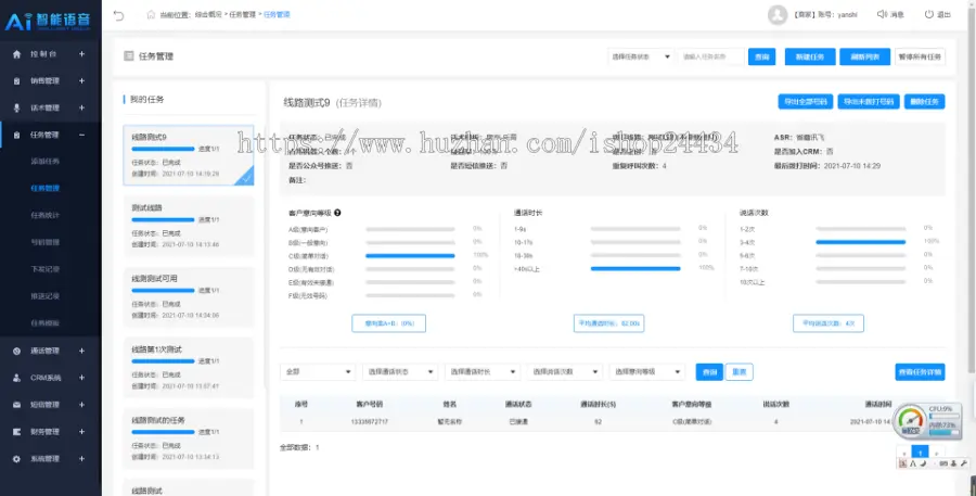 AI电销机器人2022年9月版电话语音外呼源码独立部署搭建开源二次开发系统