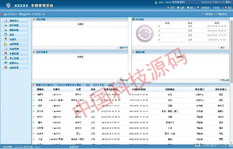 asp.net c# 大型车辆管理系统源码 免费包安装