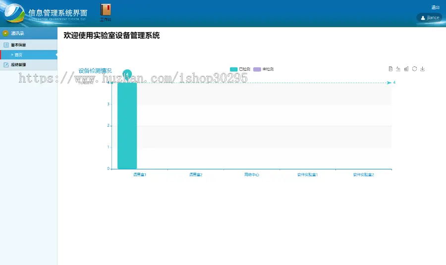 基于jsp+mysql+Spring+hibernate+Struts 2的SSH高校科研实验室设备智能管理平台