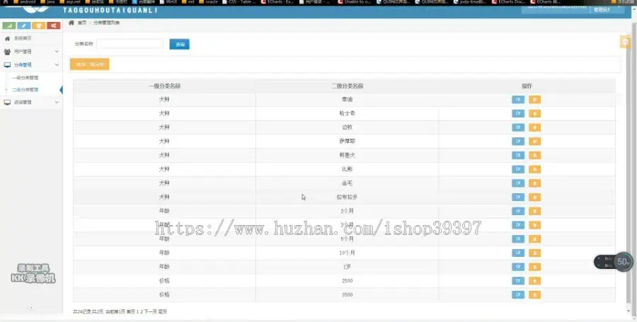 【毕设】jsp1628淘狗、宠物狗、宠物买卖商城ssh毕业设计