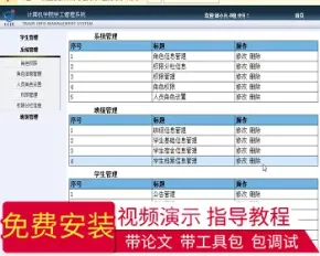 【毕设】jsp1983学工管理系统ssh毕业设计