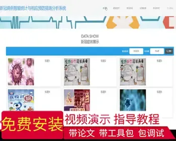 毕设java病例智能统计与相应预防措施分析系统ssm jsp web有文档2914毕业设计