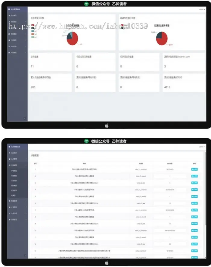 Thinkphp运营级魔晶区块链源码带市场