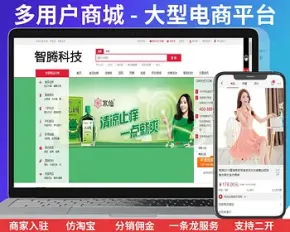 [仿淘宝]多用户商城电商平台b2b2c微商城 大型商城平台源码,会员,分销,预售,竞价,php开源二开