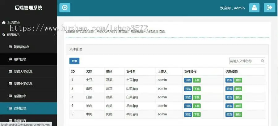 基于springboot美食分享系统源码 送5000字文档