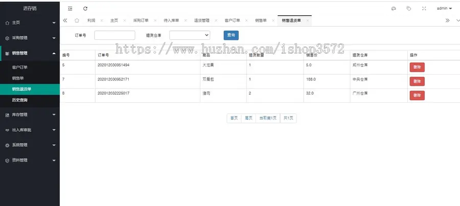 基于java的进销存管理系统sql源码,springboot+mysql