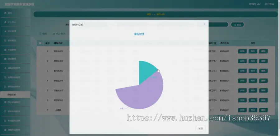 毕设java数据学院教务管理系统ssm vue web3047毕业设计