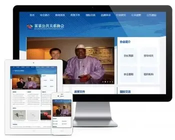 易优eyoucms|公共关系协会网站模板29250