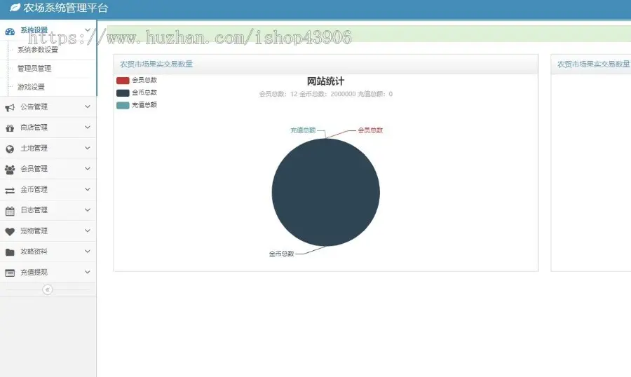 QQ农场种植游戏黄金家园虚拟农场+种植/复利分红/在线商城