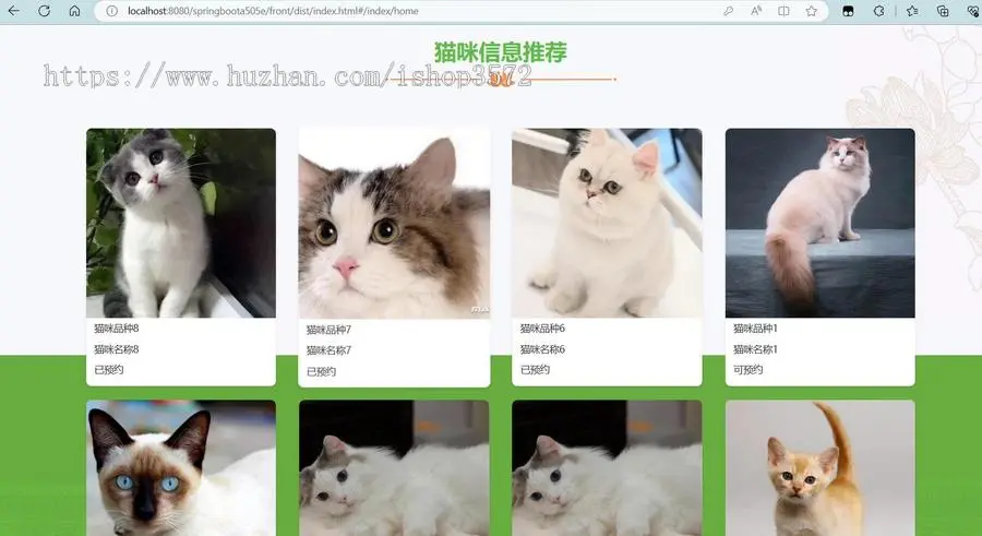 springboot+vue的猫主题咖啡管理系统,带有安装运行教程视频和所需软件