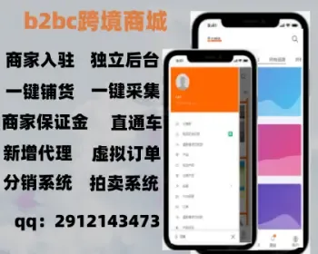 运营版b2bc跨境商城 自带产品库 一键采集 多语言商城 商家入驻 保证金系统 分销商城