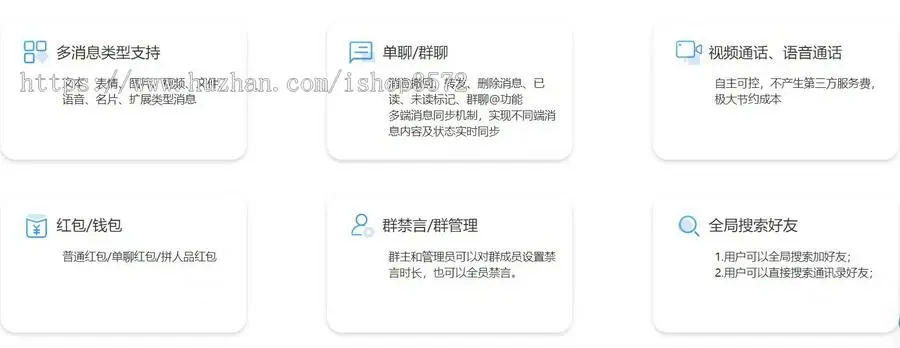 根基扎实、持续深耕的即时通讯软件

源代码销售
便于二次开发即时通讯软件
业界款真正