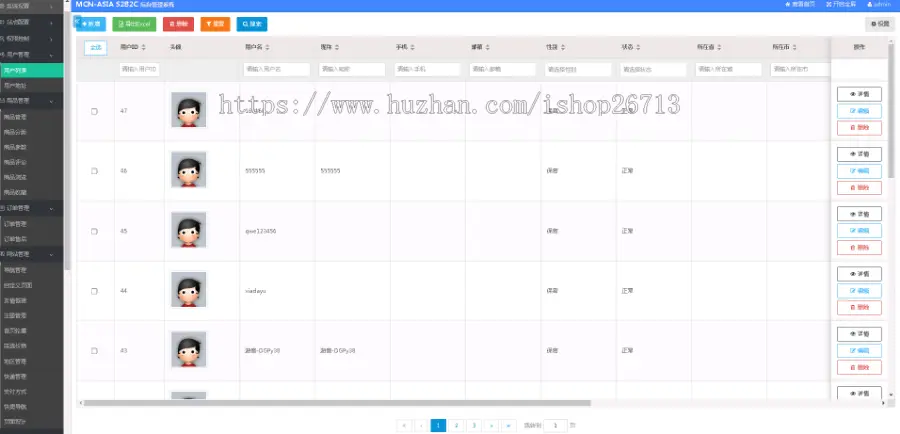 B2B2C商户入驻多语种多语言多支付外贸跨境商城系统