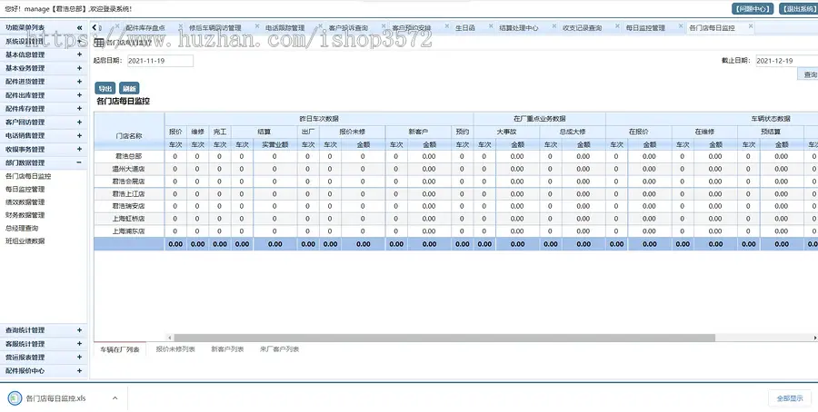 asp.net汽车4S店管理系统源码