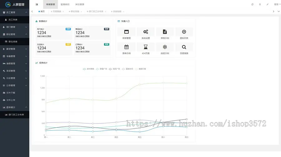 人事管理系统（优化版）带文档 视频教程