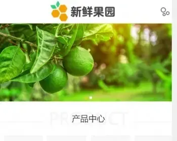 【A00160】【PHP--易优cms--E000840水果蔬菜果园采摘网站模板（v1.5.5）--灰色风格--