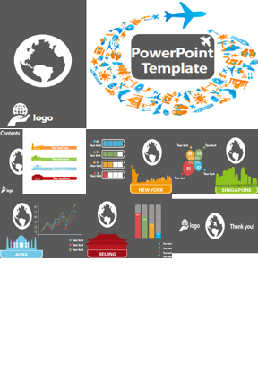 旅游商务PPT模板下载