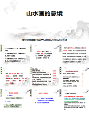 《山水画的意境》PPT优质课件下载