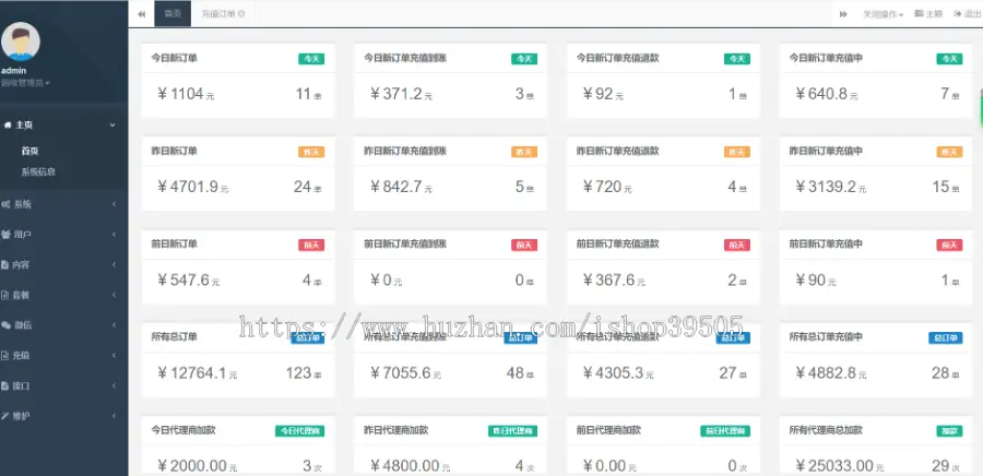 2023年更新大猿人中控充值系统源码，支持代理分销、API接口对接等功能