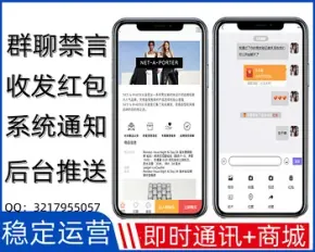 im即时通信商城系统/加密聊天/带商城即时通讯App+h5/隐私安全/独立部署可修改功能